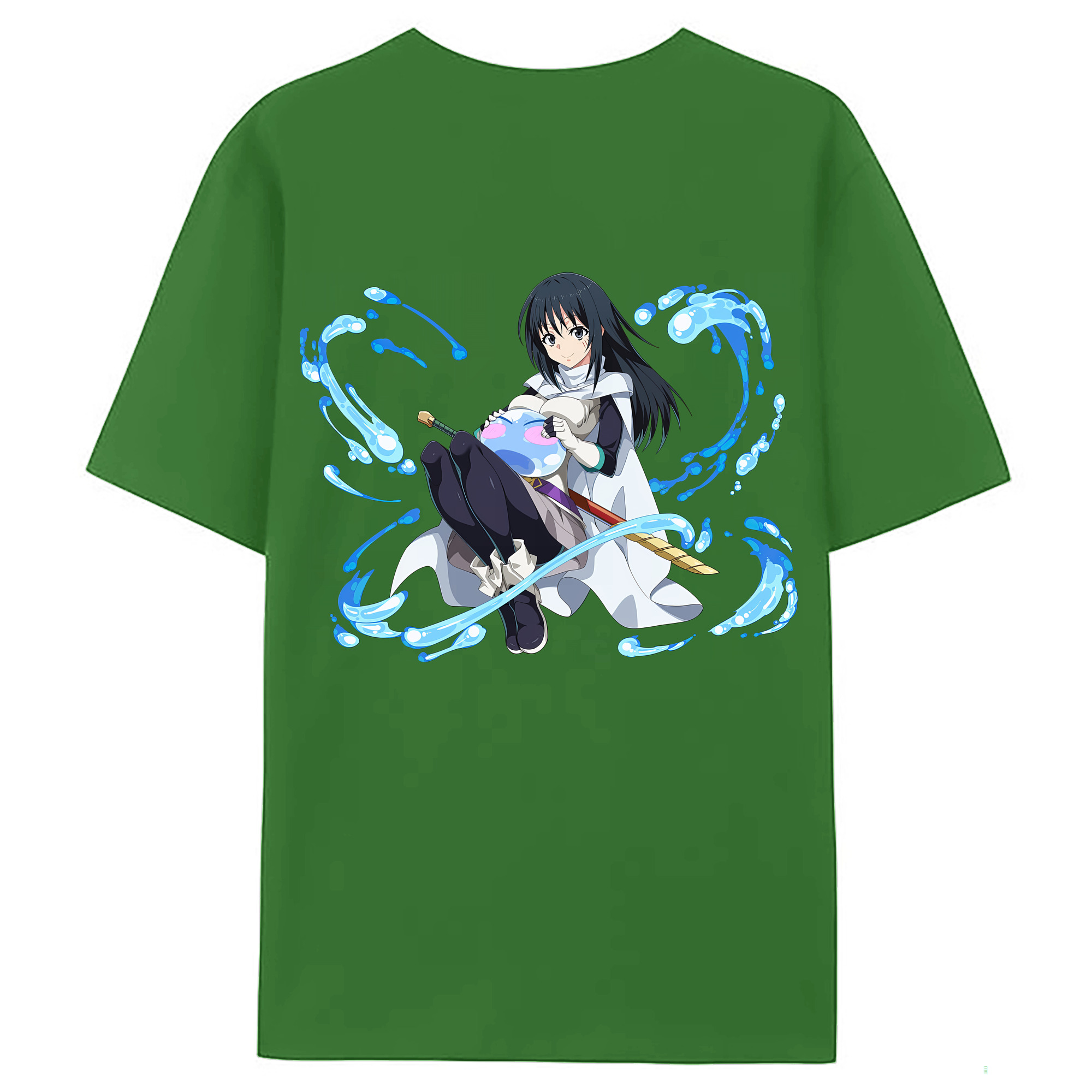 （画像用） 転スラ Regarding Reincarnated to Slime レディース半袖Tシャツ(バックプリント)